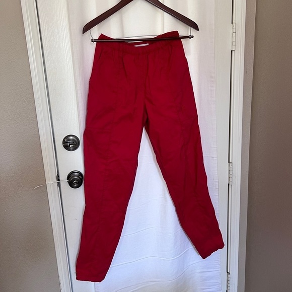 Vintage JAMMIN Mesh Lined Bold Red Pants - Picture 1 of 2